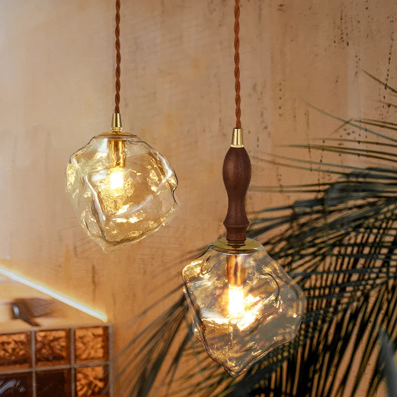 Lava Glass Vintage Pendant Light