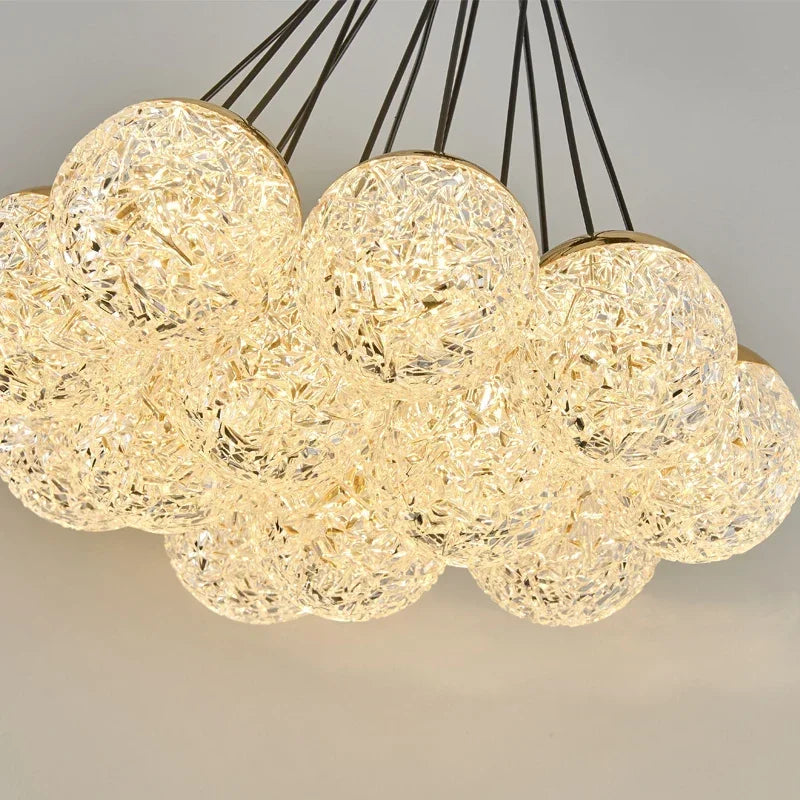 DecorBites™ LED Chandelier Ceiling Lamp for Chic Bedroom Decor and Living Room Lighting