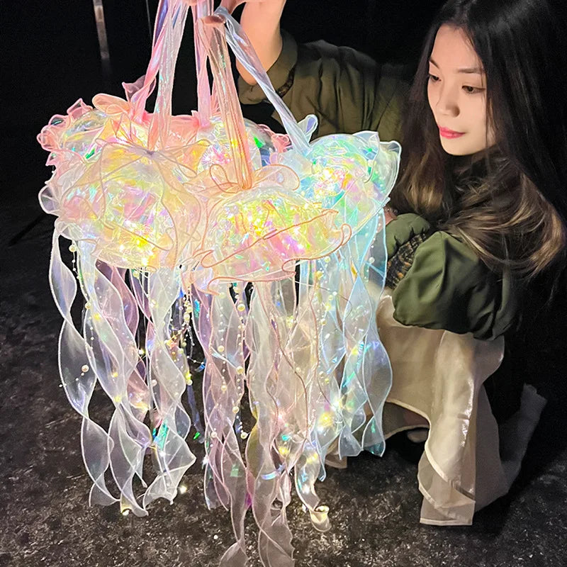 DecorBites™ Jellyfish Lantern: Under the Sea Birthday Party Decor