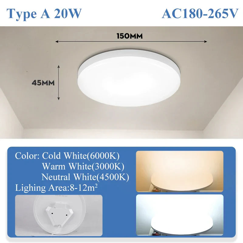 Decorbites™ LED-Deckenleuchter-Paneelleuchte für Heimdekoration und Beleuchtung