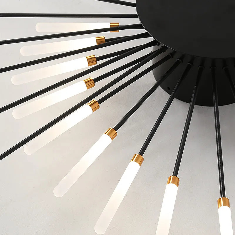 Lámparas Colgantes de Luces LED de Fuegos Artificiales™ Decorbites - Iluminación de Lámpara de Araña Moderna para Sala de Estar y Dormitorio