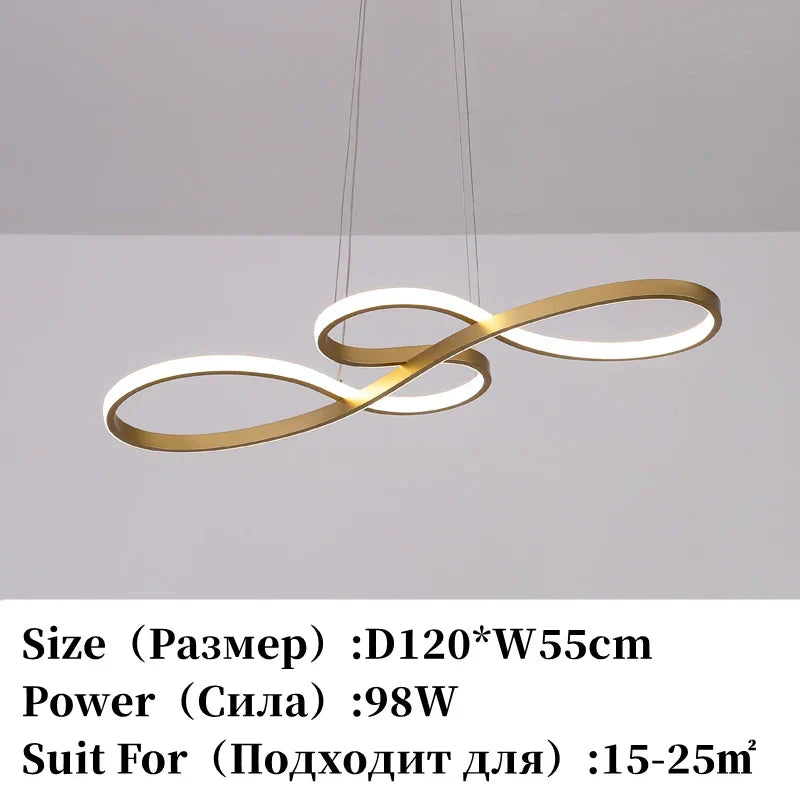 DecorBites™ Elegant Pendant Lights for Dining, Kitchen, Living Room - Modern LED Chandelier ArrayCollection