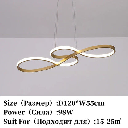 DecorBites™ Elegant Pendant Lights for Dining, Kitchen, Living Room - Modern LED Chandelier ArrayCollection