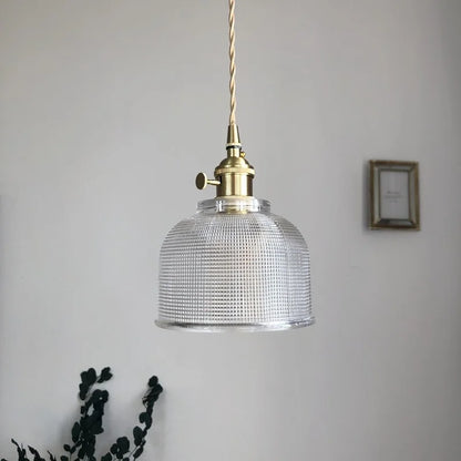 DecorBites™ Clear Glass Knob Switch LED Pendant Light Fixture: Modern Nordic Hanging Chandelier