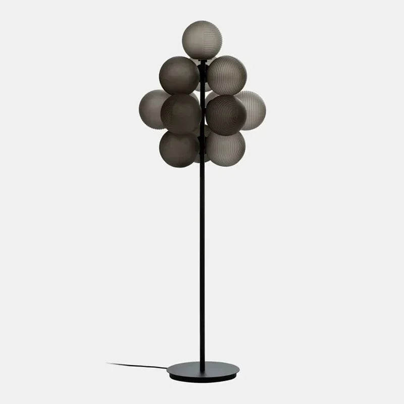 DecorBites™ Glass Bubble Floor Lamp: Modern Nordic LED Lighting for Living Room and Bedroom