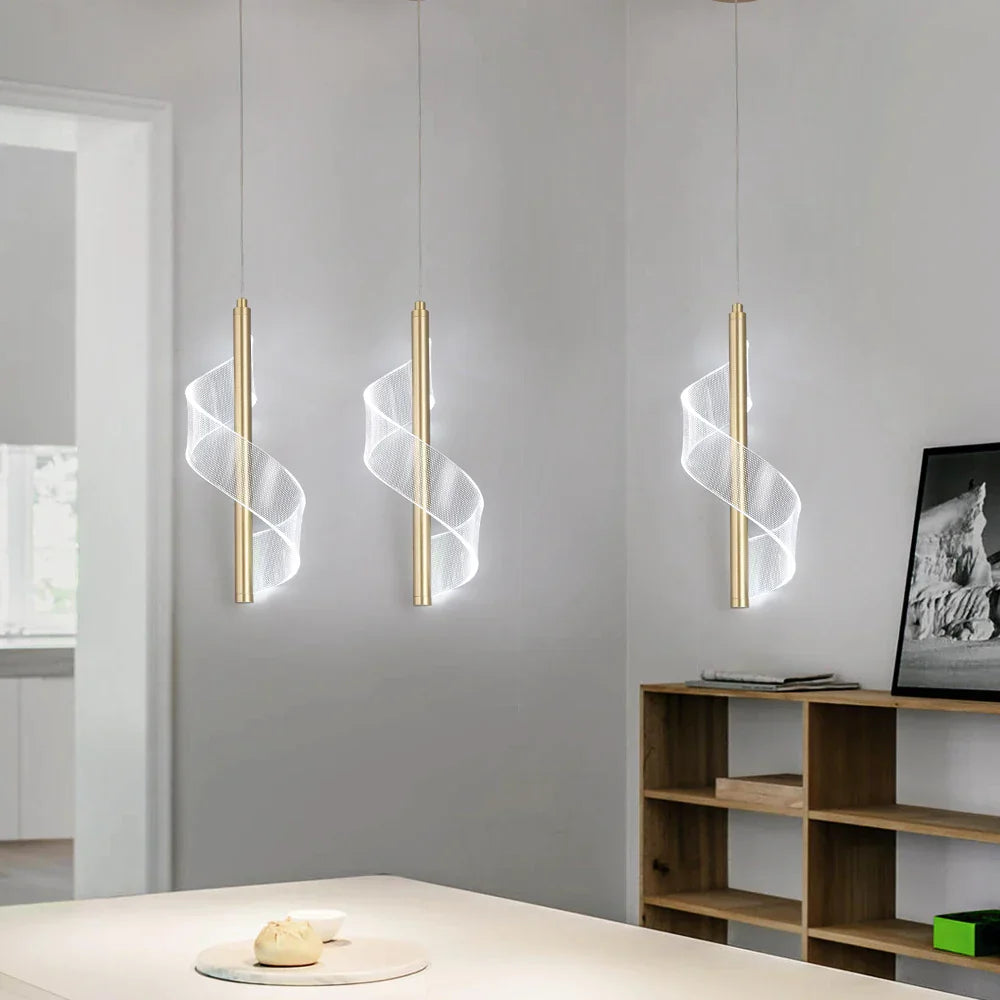 Lámpara de techo colgante LED DecorBites™ para sala de estar, comedor, cocina y decoración del hogar