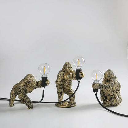 DecorBites™ Gorilla Night Light Indoor Decor Resin Small Lamp