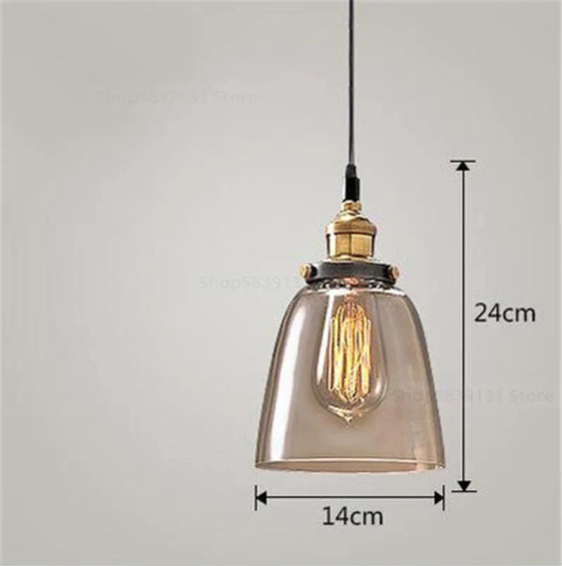 DecorBites™ Glass Ball Pendant Lights for Modern Dining Room, Kitchen, and Living Room
