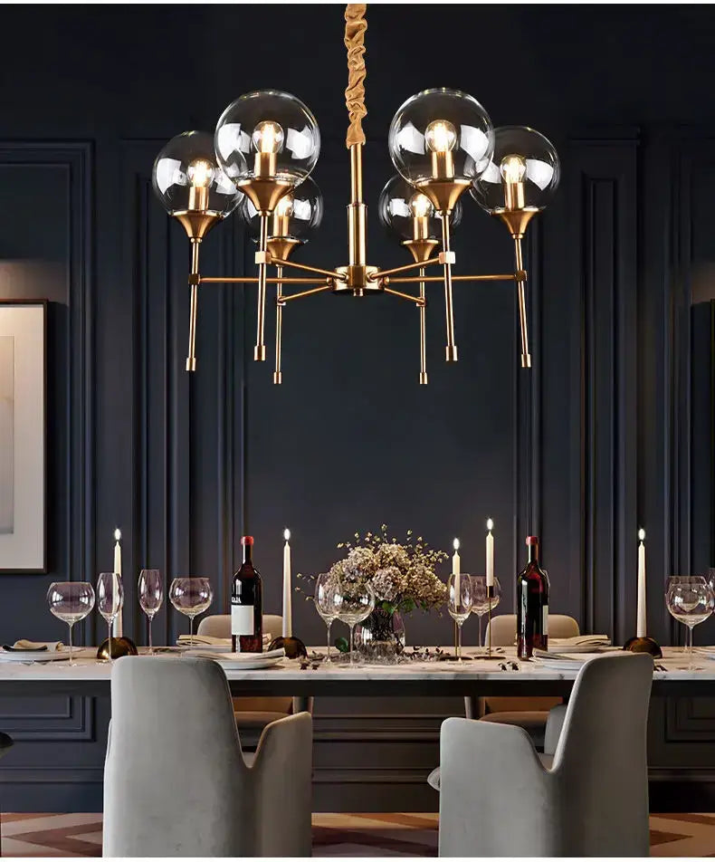 DecorBites™ Designer Metal Chandelier for Modern Living