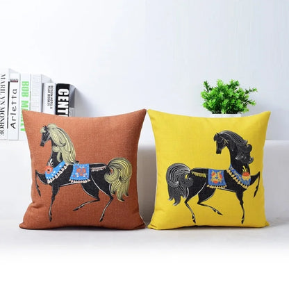 غطاء وسادة أريكة من الكتان القطني من DecorBites™، غطاء وسادة للديكور المنزلي