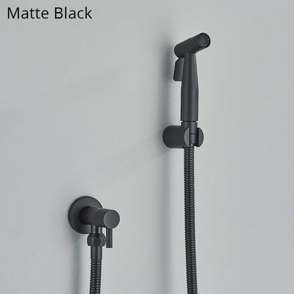 DecorBites™ Brass Bidet Faucet Single Cold Water Toilet Handle Jet Sprayer Mixer