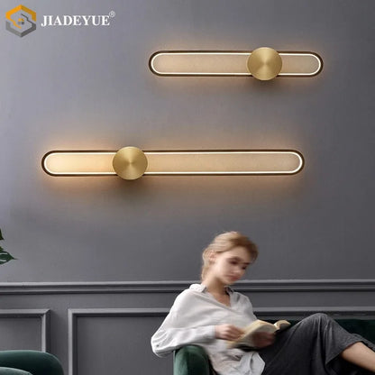 Lámpara de pared LED larga DecorBites™ para sala de estar, mesilla de noche o pared trasera del televisor