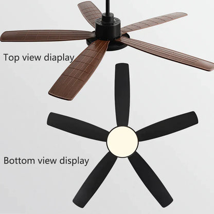 DecorBites™ Living Bedroom Ceiling Fan With Light, Remote Control, 48-60 Inch, LED, DC, 220V