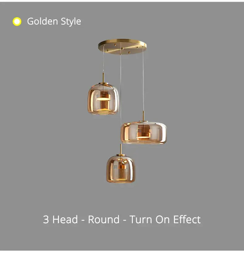 DecorBites™ Modern Nordic Glass Pendant Lamp