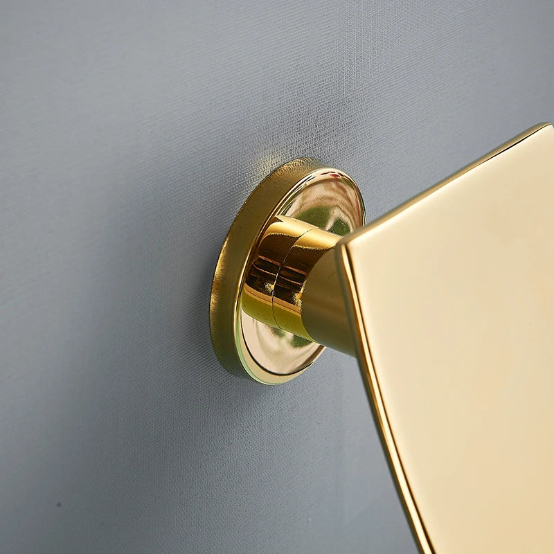 DecorBites™ Gold Waterfall Wall Mount Faucet for Bathroom Basin Mixer Tap