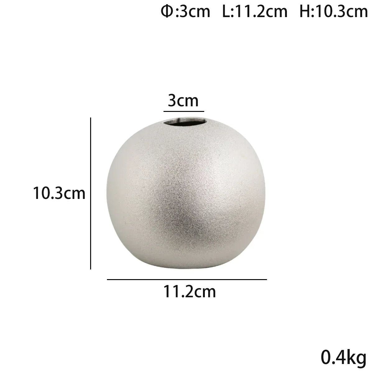 Jarrón geométrico dorado y plateado DecorBites™ para arreglos florales elegantes y decoración del hogar.