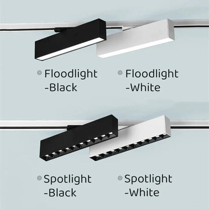 DecorBites™ LED Track Light 10/20W COB Adjustable Grille Spot Lamp Linear Fill Rail Lighting