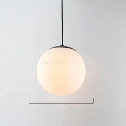 DecorBites™ Glass Ball Pendant Lights - Nordic Minimalist Chandelier for Living Room & Bedroom