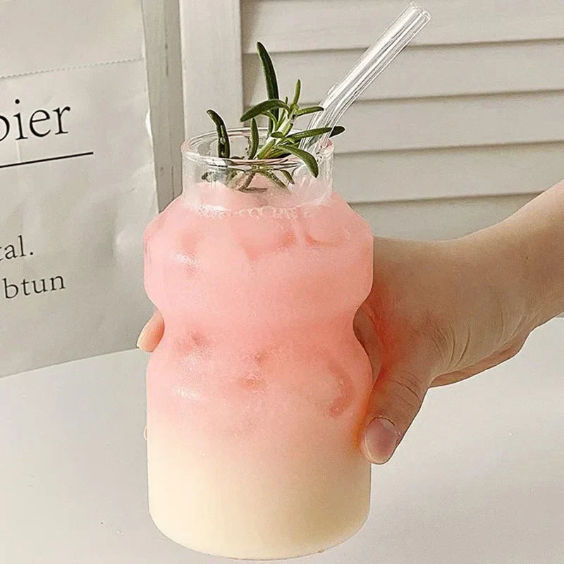 DecorBites™ Gourd Shape Cocktail Glass Mug, 440ml - Premium Drinkware for Coffee, Whiskey, Wine & Desserts