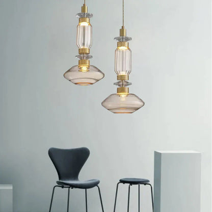 DecorBites™ Glass Chandelier: Elegant Lighting for Home, Restaurant, Bar, and Study Room