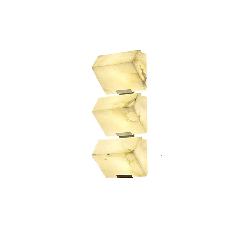 Aplique de pared LED geométrico para exteriores DecorBites™ con forma de cubo para pasillo o patio trasero