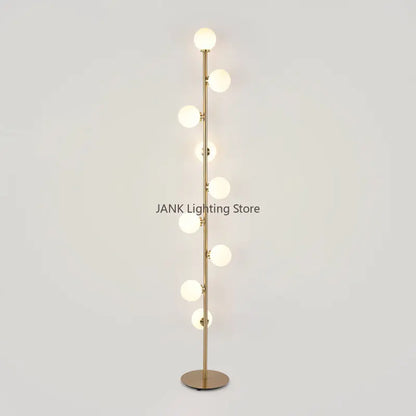 DecorBites™ Glass Ball Standing Lamp Set: Nordic Postmodern Minimalist Magic Beans Style