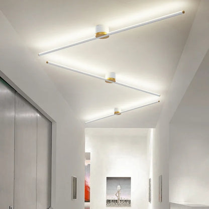 DecorBites™ LED Strip Ceiling Light: Sleek Modern Design for Home Lighting Ambiance