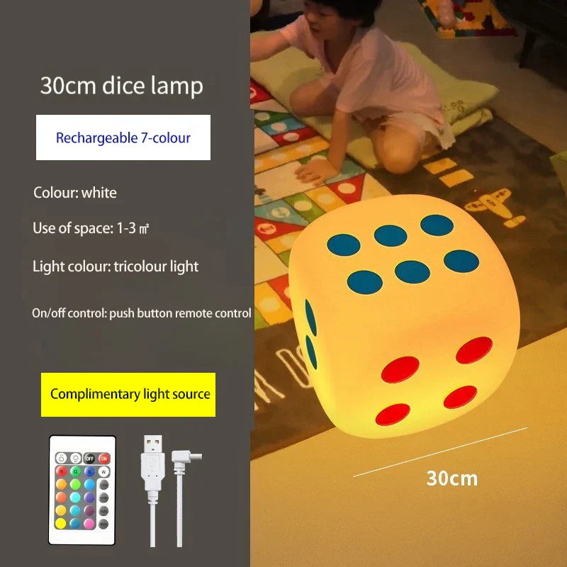 Decorbites™ Bunte Fernbedienungs-Nachtlampe für Wohnzimmer, Schlafzimmer oder Büro