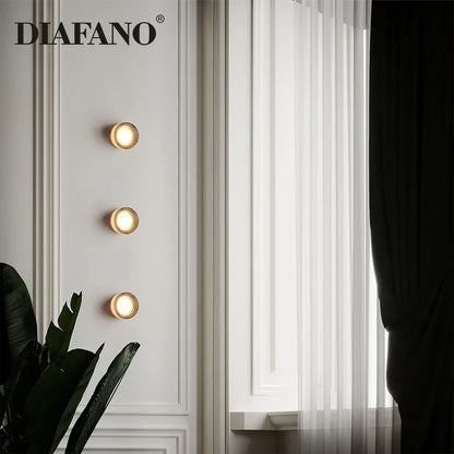 DecorBites™ Glass Sconce LED Wall Lamp for Luxury Living Room & Bedroom