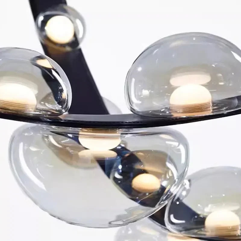 DecorBites™ Designer Leather Loft Chandelier Pendant Light for Living Room Hotel Staircase