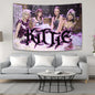 Decobites Kitties Tapestry Wall Art Poster for Music Lovers & Boho Home Decor