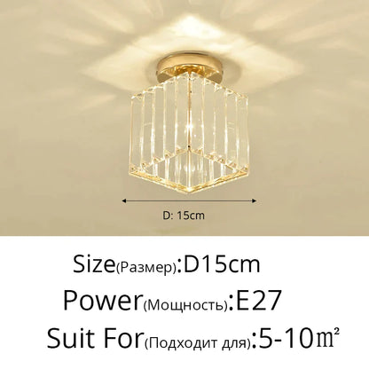 Lámpara de araña LED nórdica de cristal DecorBites™ para iluminación interior moderna