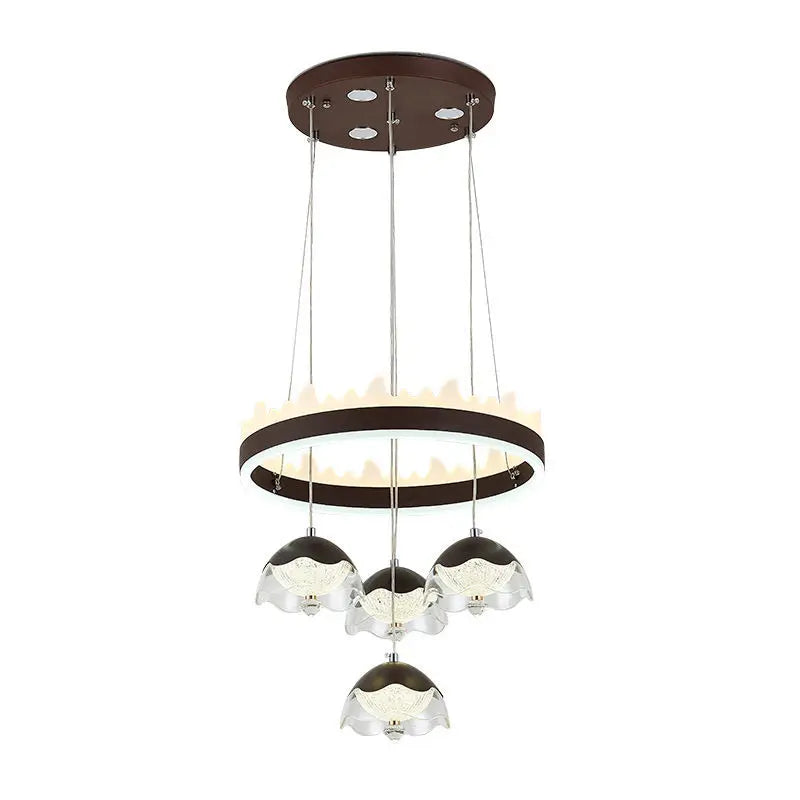 DecorBites™ Elegant 4-Head LED Dining Table Chandelier