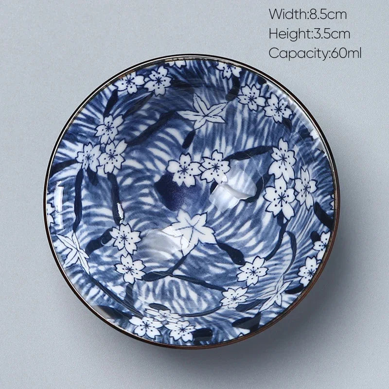 DecorBites™ Ceramic Kung Fu Tea Cup, Japanese Style Porcelain Espresso Coffee Cup