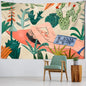 Tropical Plants Tapestry Wall Hanging by Decobites for Living Room Bedroom Décor