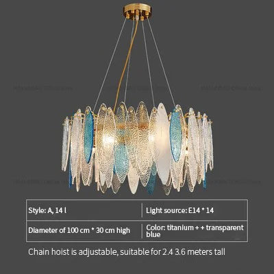 DecorBites™ Crystal Chandelier: Elegant European Style for Living, Bedroom, Dining Room