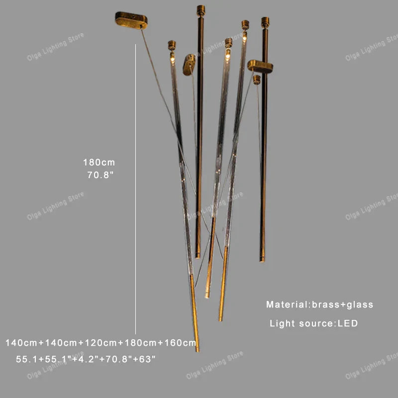 DecorBites™ Industrial Nordic LED Pendant Light for Dining Room Decor