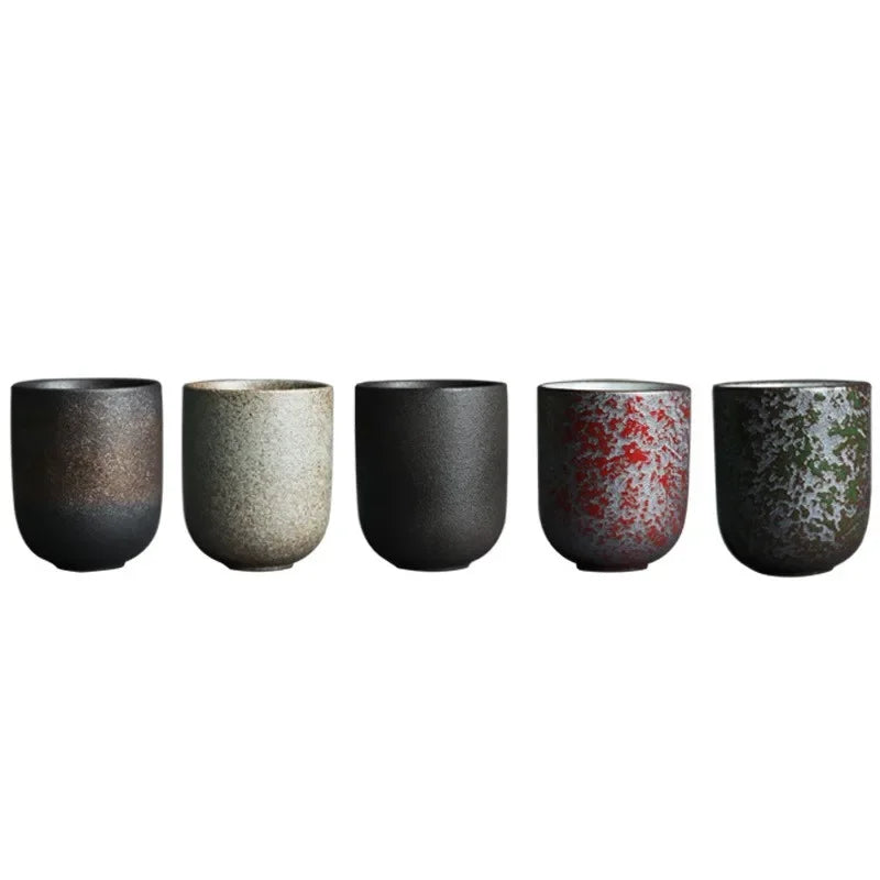 Decorbites™ Japanisches Keramisches Kaffee-Tassen-Set – Persönliches Porzellan-Teetrinkgefäß-Becher