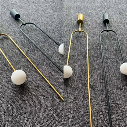 DecorBites™ Double Head Glass Ball Pendant Light for Hotel Bedroom & Bathroom