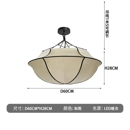 DecorBites™ Japanese Umbrella Pendant Lamp - LED Ceiling Lantern for Living Room Bedroom Office