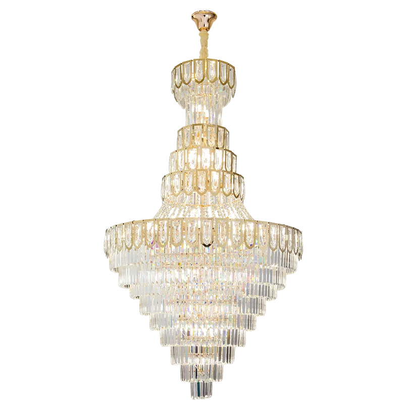 DecorBites™ Elegant Crystal Chandelier for Luxury Living Room Decor
