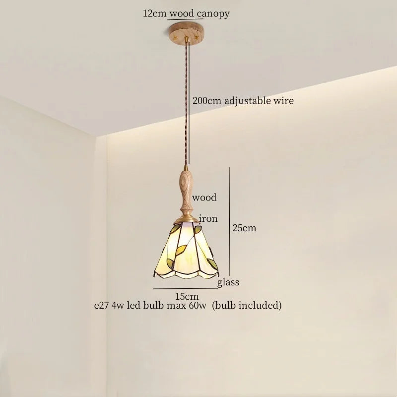 Copper LED Pendant Lamp Vintage 3-Head Bar Style