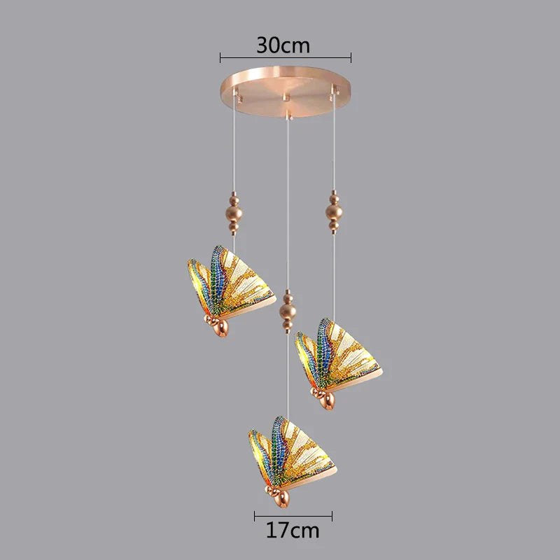 مصباح DecorBites™ LED على شكل فراشة معلق لإضاءة ديكور المنزل