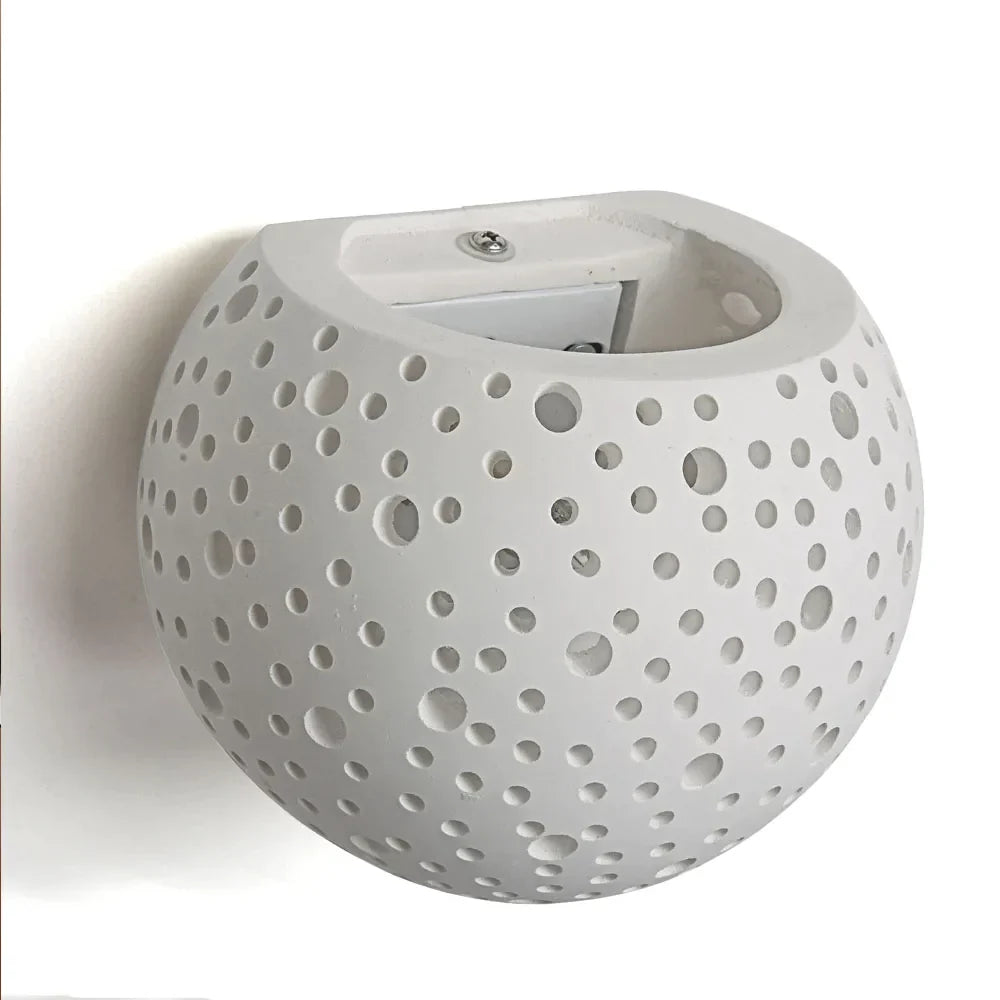 DecorBites™ Gypsum Wall Lamp 5W LED Sconces Indoor Lighting for Living Room & Bedroom