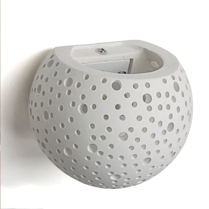 DecorBites™ Gypsum Wall Lamp 5W LED Sconces Indoor Lighting for Living Room & Bedroom