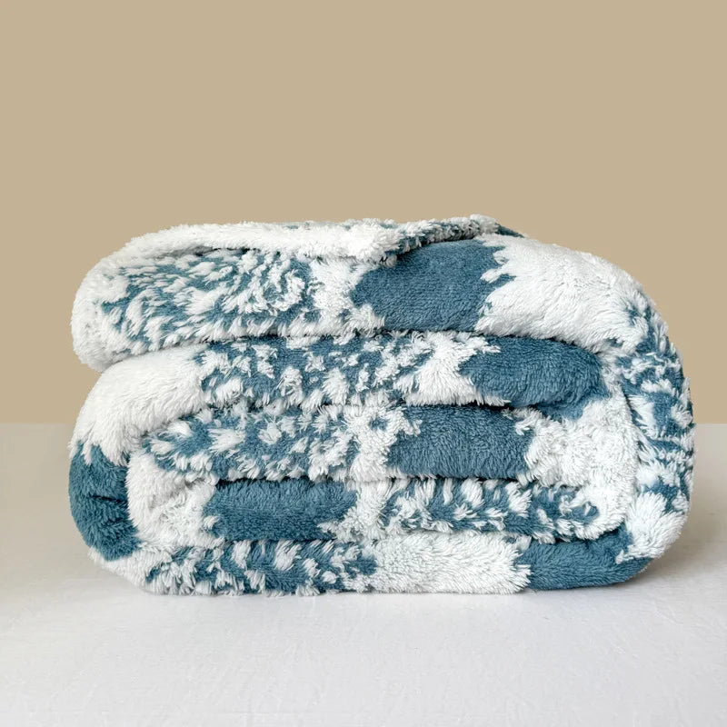 DecorBites™ Cationic Jacquard Blanket | Lightweight Spring/Autumn Sofa Cover | Comfortable Home Decor