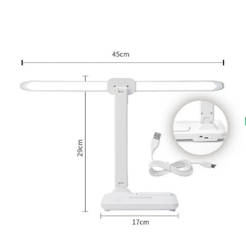 DecorBites™ LED Desk Lamp: Stepless Dimming, Multi-function Night Light, Bedroom Reading Light