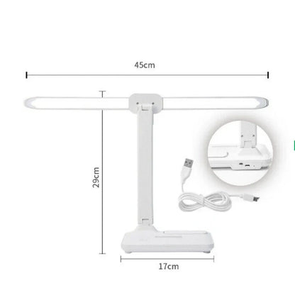 DecorBites™ LED Desk Lamp: Stepless Dimming, Multi-function Night Light, Bedroom Reading Light