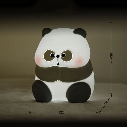 DecorBites™ Cartoon Silicone Animal Night Light with Patting Switch - Cute & Lovely for Kids Room