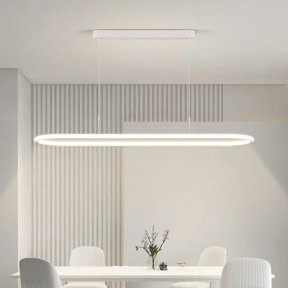 DecorBites™ LED Pendant Light for Dining Table Kitchen Home Decoration Indo Lighting Lustre White Black Fixture Hanging Lamp